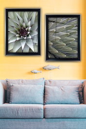 Wallity Cuadro Decorativo Enmarcado Multicolor (2 Piezas)